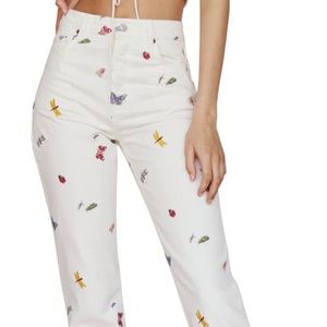 Reformation Cynthia Ladybug High Waisted Jeans - 27